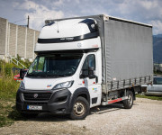 Fiat Ducato Podvozok 2,3 diesel, Slovenské, 10 paleťák, nadstavba PONY, webasto, vzduch