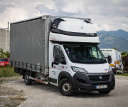 Fiat Ducato Podvozok 2,3 diesel, Slovenské, 10 paleťák, nadstavba PONY, webasto, vzduch