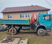 Mercedes Atego 1828 4x4 vyklapač +hyd. ruka