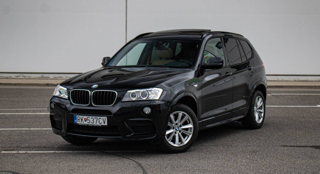 BMW X3 xDrive 20D 135kW A/T M packet, Kamera, Panorama, el. ťažné