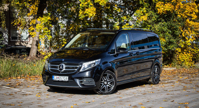 Mercedes-Benz V trieda V250d 4matic AMG, webasto, distronic, chladnička, odvetrávanie, ťažné, 3
