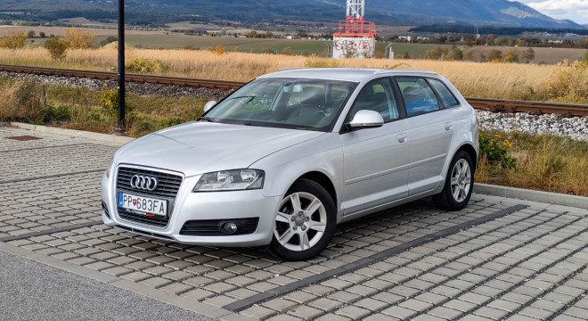 Audi A3 Sportback 1.6 TDI 77kW, A7, 5d