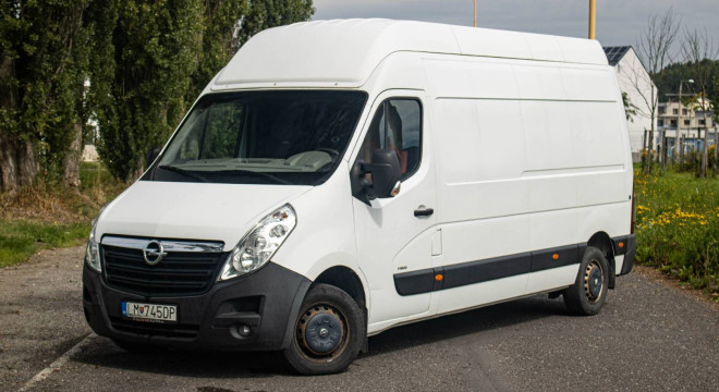 Opel Movano L3H2 2.3 Diesel 92kW, Ťažné na 2.5t, Nezávislé kúrenie