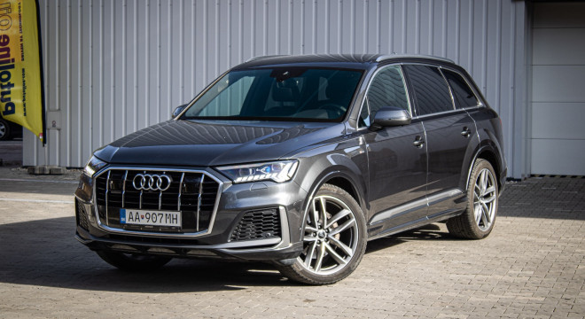 Audi Q7 50 TDI MHEV Quattro Sline, 1. majiteľ, SK, natáčanie nápravy, softclose,laser