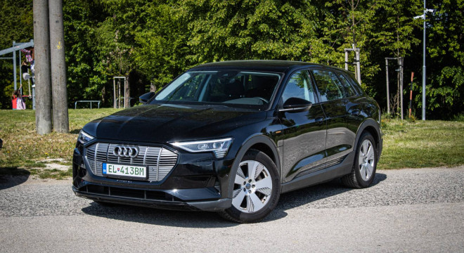 Audi E-tron 55 300kW, v záruke, Vzduchový podvozok, dojazd až 500km
