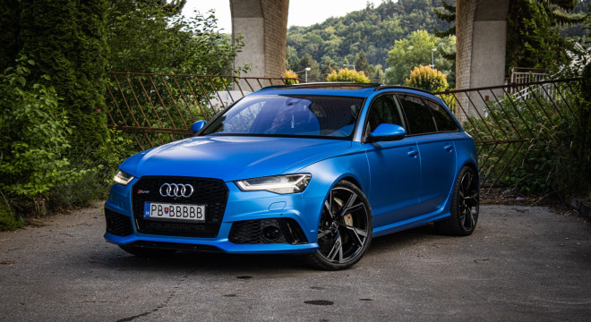Audi RS6 Avant MTM 750 PS, Nelakovaná, Po veľkom servise motora, Milltek výfuk, Carbon