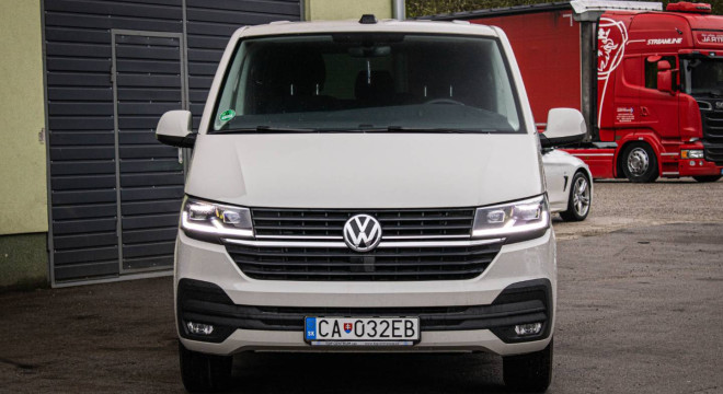 Volkswagen T6 Transporter 2.0 TDI CR 110kW, Nelakované, VW servis, LED svetlá, V záruke do 2/20