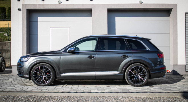 Audi SQ7 4.0 TDI V8, Matrix svetlá, Webasto, Panoráma, Nočné videnie, Natáčanie nápravy