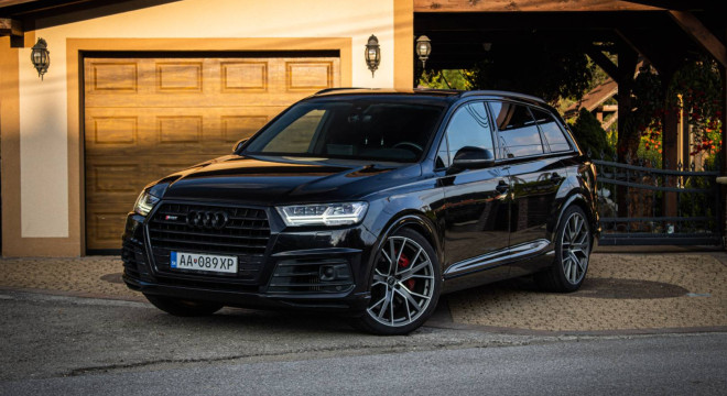 Audi SQ7 4.0 TDI V8 Quattro Tiptronic, Black Optik, Matrix LED, R22,Po veľkom servise