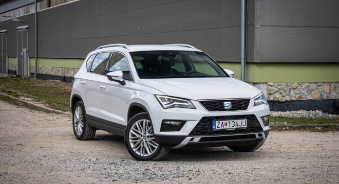 Seat Ateca 2.0 TDI 4drive DSG Xcellence, Webasto, 360°kamera, kessy, tažné, FULL LED