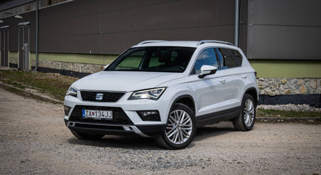 Seat Ateca 2.0 TDI 4drive DSG Xcellence, Webasto, 360°kamera, kessy, tažné, FULL LED