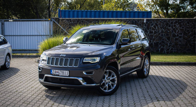 Jeep Grand Cherokee 3.0 CRD V6 Summit, Slovenské, ťažné, zadné LCD, DPH