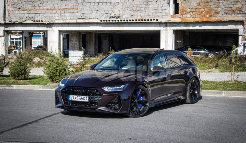 Audi RS6 Avant Nelakovaná, Matrix Laser, Pano, Dynamic Plus Pack, Ceramic, Exclusive