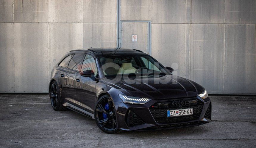 Audi RS6 Avant Nelakovaná, Matrix Laser, Pano, Dynamic Plus Pack, Ceramic, Exclusive