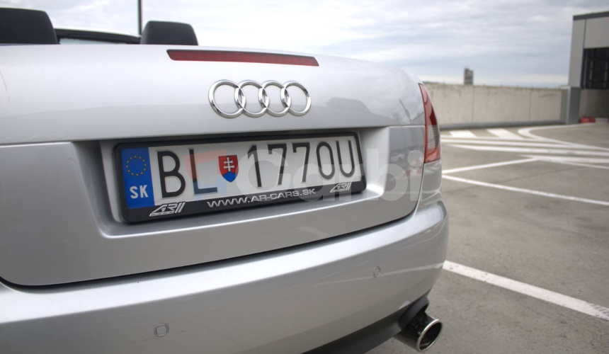 Audi A4 Cabriolet Cabrio, 1.8T 120kw, Benzín+LPG