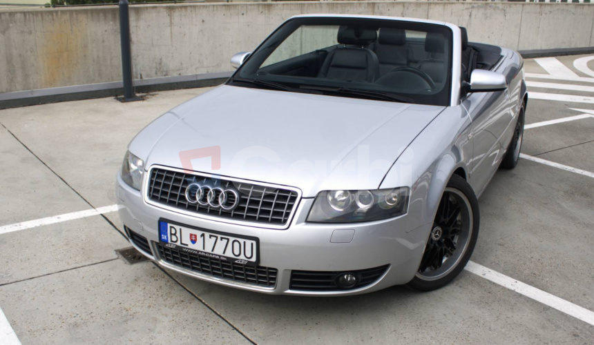 Audi A4 Cabriolet Cabrio, 1.8T 120kw, Benzín+LPG