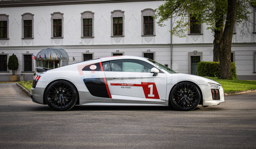 Audi R8 RWS 5.2 FSI V10 1 of 999 špeciálna edícia, polep, nové brzdy, karbón