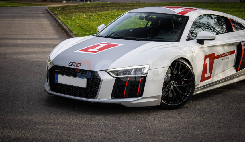 Audi R8 RWS 5.2 FSI V10 1 of 999 špeciálna edícia, polep, nové brzdy, karbón