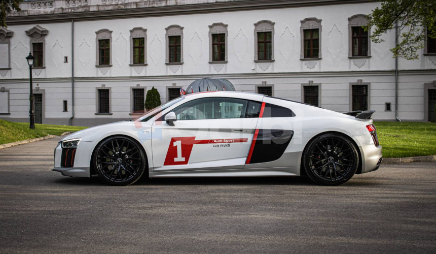 Audi R8 RWS 5.2 FSI V10 1 of 999 špeciálna edícia, polep, nové brzdy, karbón