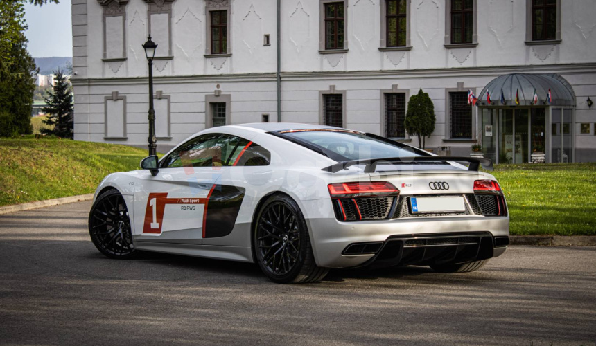 Audi R8 RWS 5.2 FSI V10 1 of 999 špeciálna edícia, polep, nové brzdy, karbón