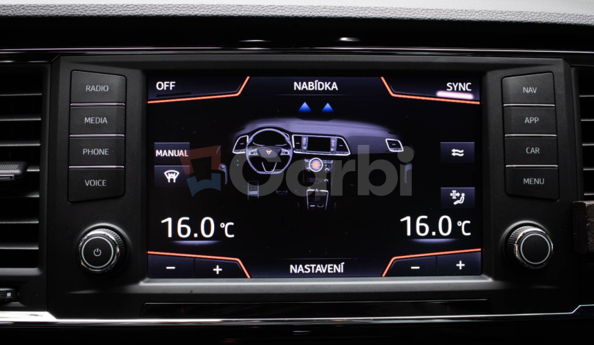 Cupra Ateca 2.0 TSI DSG 4Drive, Nelakované, Ambient, Vyhrievané čelné, Asistenti, DPH