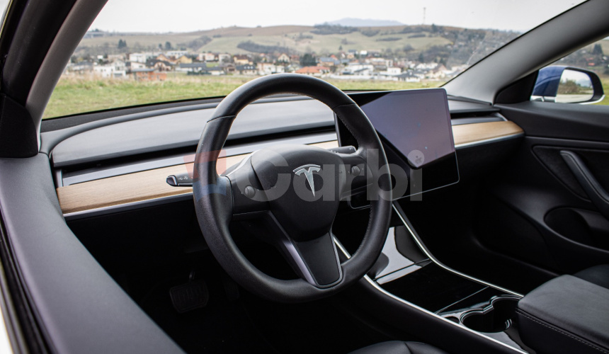 Tesla Model 3 Long Range, Premium Sound, Ťažné, Deep Blue Met, po servise, DPH