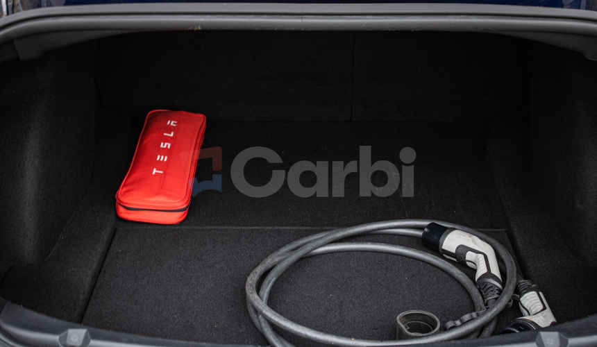 Tesla Model 3 Long Range, Premium Sound, Ťažné, Deep Blue Met, po servise, DPH