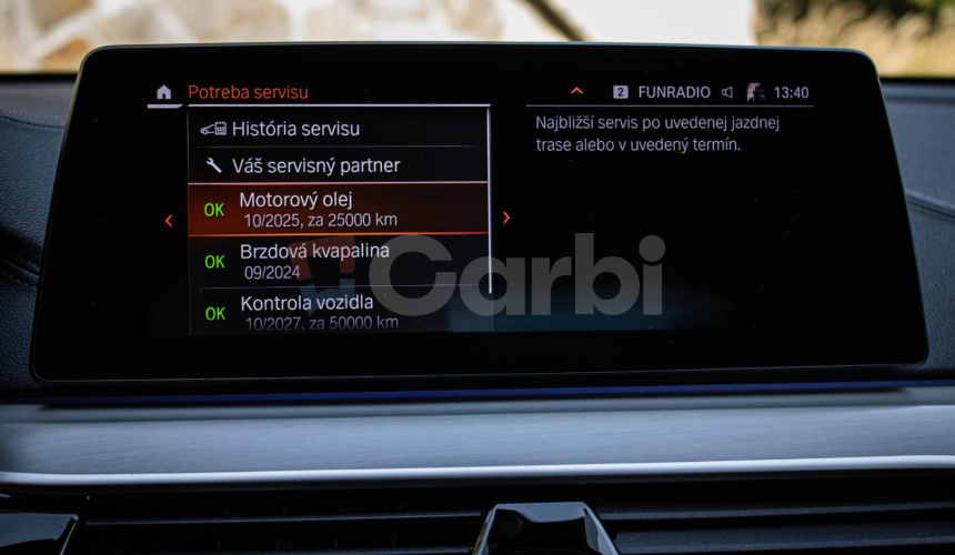 BMW Rad 6 GT 640d xDrive MSport, Vzduch, Nezávislé kúrenie, Masáže, Natáčanie nápravy, HUD