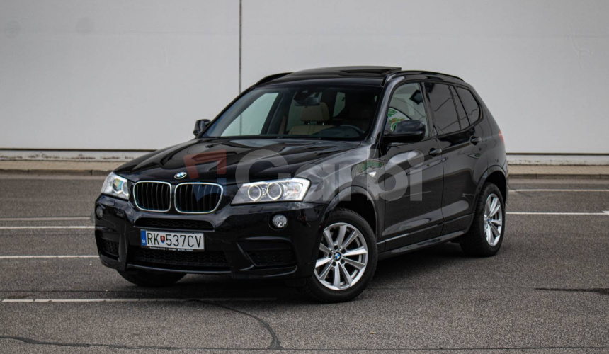BMW X3 xDrive 20D 135kW A/T M packet, Kamera, Panorama, el. ťažné