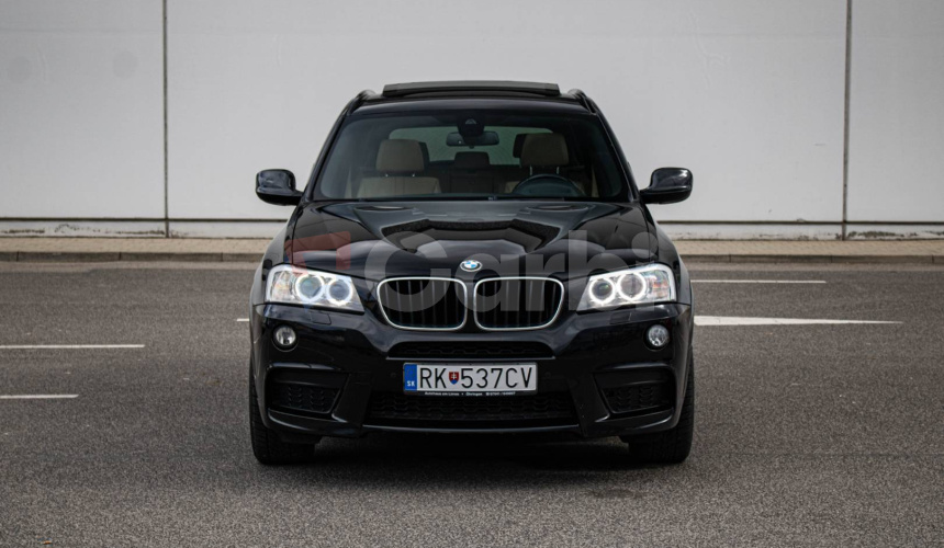 BMW X3 xDrive 20D 135kW A/T M packet, Kamera, Panorama, el. ťažné