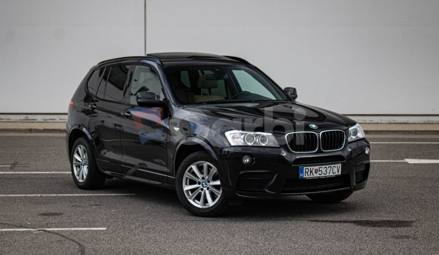 BMW X3 xDrive 20D 135kW A/T M packet, Kamera, Panorama, el. ťažné