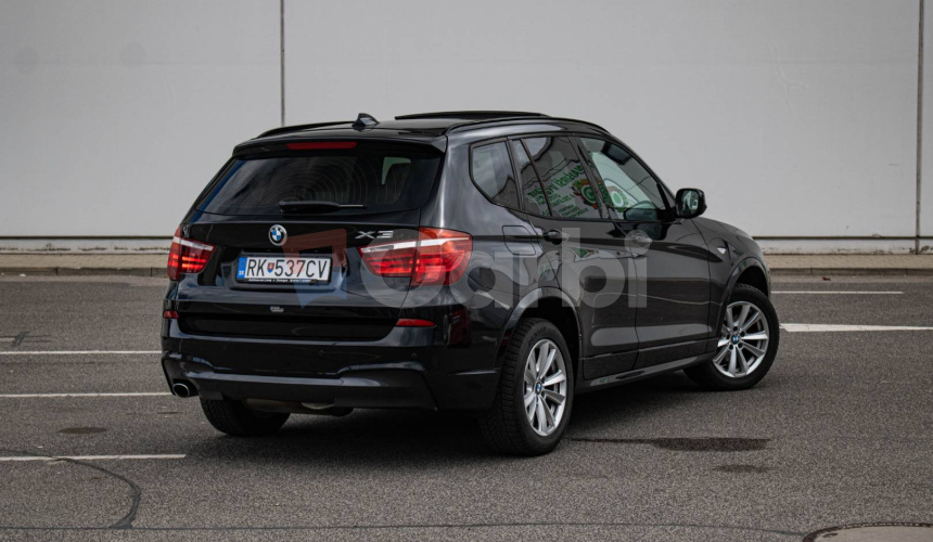 BMW X3 xDrive 20D 135kW A/T M packet, Kamera, Panorama, el. ťažné