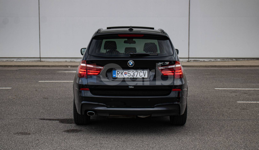 BMW X3 xDrive 20D 135kW A/T M packet, Kamera, Panorama, el. ťažné