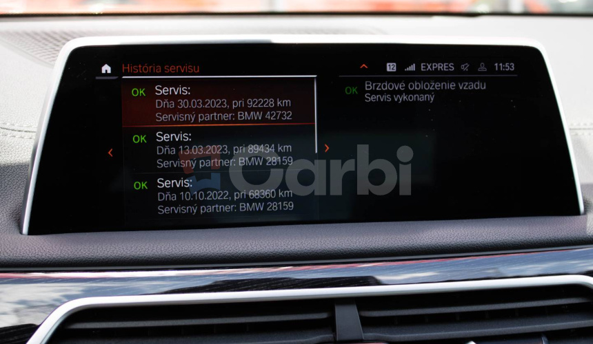BMW Rad 7 740d xDrive Msport, Slovenské, servis, v záruke