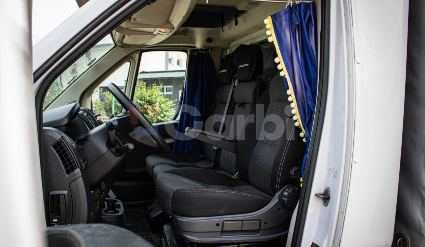 Fiat Ducato Podvozok 2,3 diesel, Slovenské, 10 paleťák, nadstavba PONY, webasto, vzduch