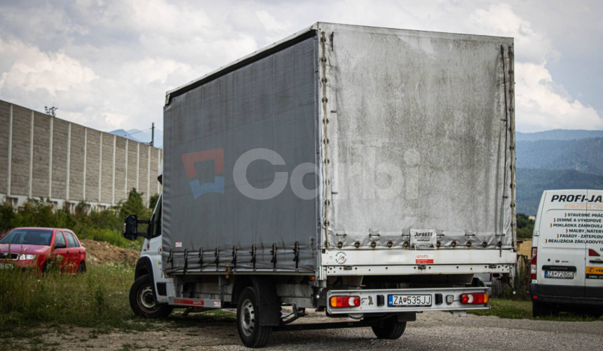 Fiat Ducato Podvozok 2,3 diesel, Slovenské, 10 paleťák, nadstavba PONY, webasto, vzduch