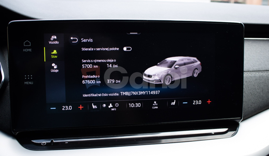 Škoda Octavia Combi 2.0 TDI DSG Style, Matrix LED, HUD, ťažné, KESSY, nelakované, DPH