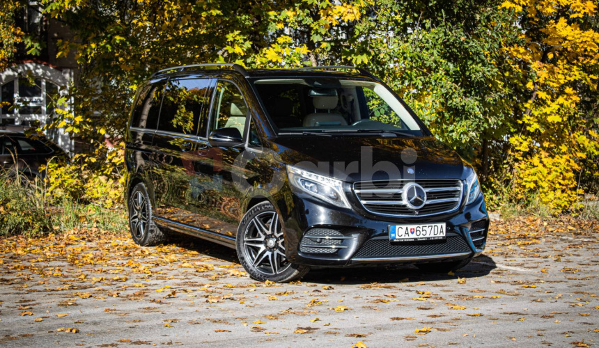 Mercedes-Benz V trieda V250d 4matic AMG, webasto, distronic, chladnička, odvetrávanie, ťažné, 3