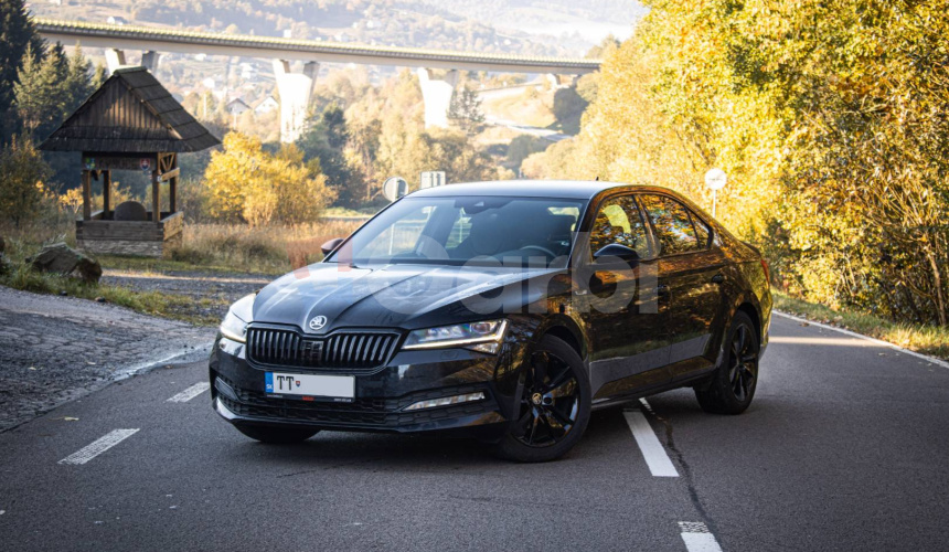 Škoda Superb 1.5 TSI DSG Sportline BLACK, Virtual, Canton, ACC, DCC, Záruka