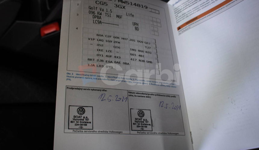 Volkswagen Golf Variant 1.5 TSI Life, Slovenské, Mŕtvy uhol, Lane assist, Adaptívny tempomat, k