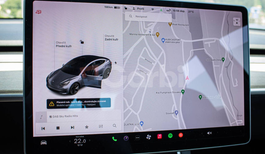 Tesla Model 3 Long Range 4x4 Premium Sound, ťažné, nelakované, DPH