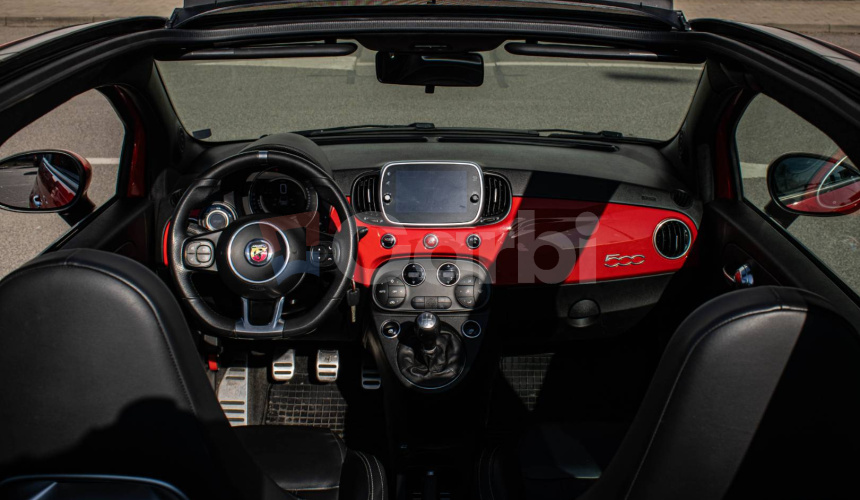 Abarth 595C 75th Anniversary Cabrio, Nové rozvody, Koža, Manual, Record Monza
