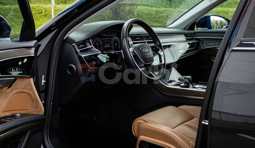 Audi A8 55 3.0 TFSI V6 MHEV Quattro Tiptronic Black, Soft-close,HUD, Webasto