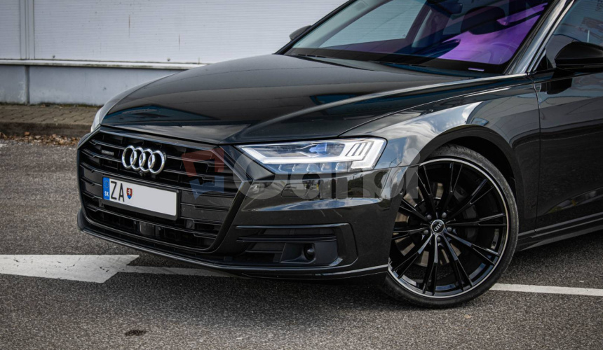 Audi A8 55 3.0 TFSI V6 MHEV Quattro Tiptronic Black, Soft-close,HUD, Webasto