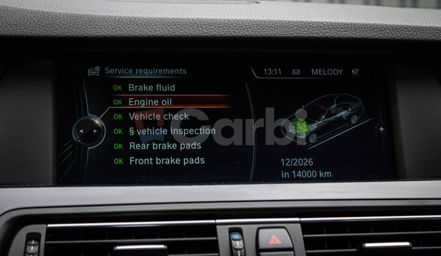 BMW Rad 5 530d xDrive Comfortné sedadlá, Soft-close, Šíber, Adaptívny tempomat, pekný stav