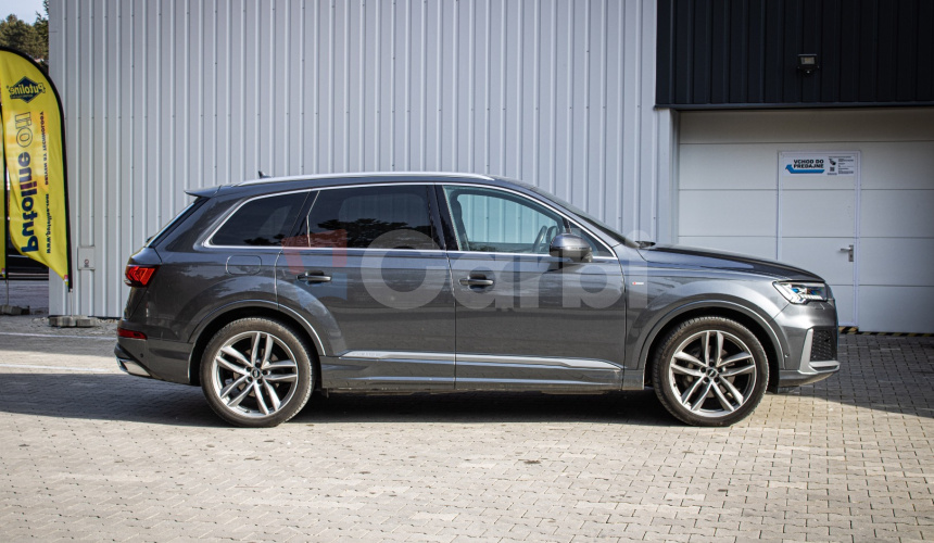 Audi Q7 50 TDI MHEV Quattro Sline, 1. majiteľ, SK, natáčanie nápravy, softclose,laser