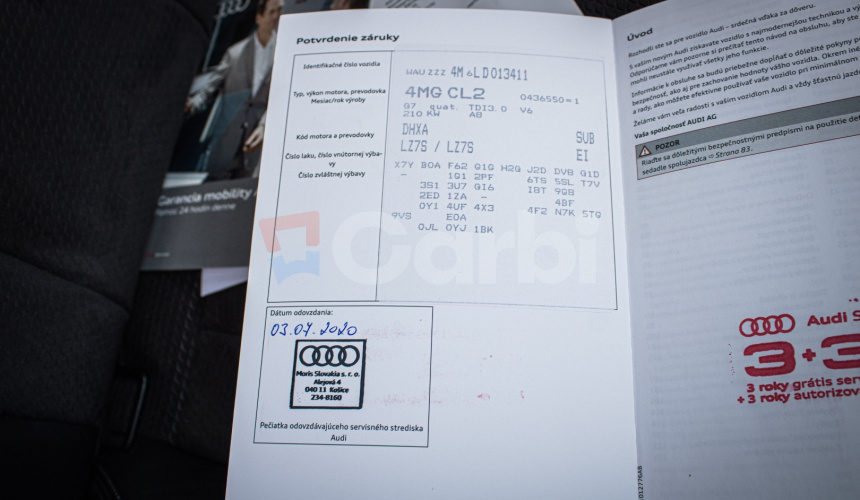 Audi Q7 50 TDI MHEV Quattro Sline, 1. majiteľ, SK, natáčanie nápravy, softclose,laser