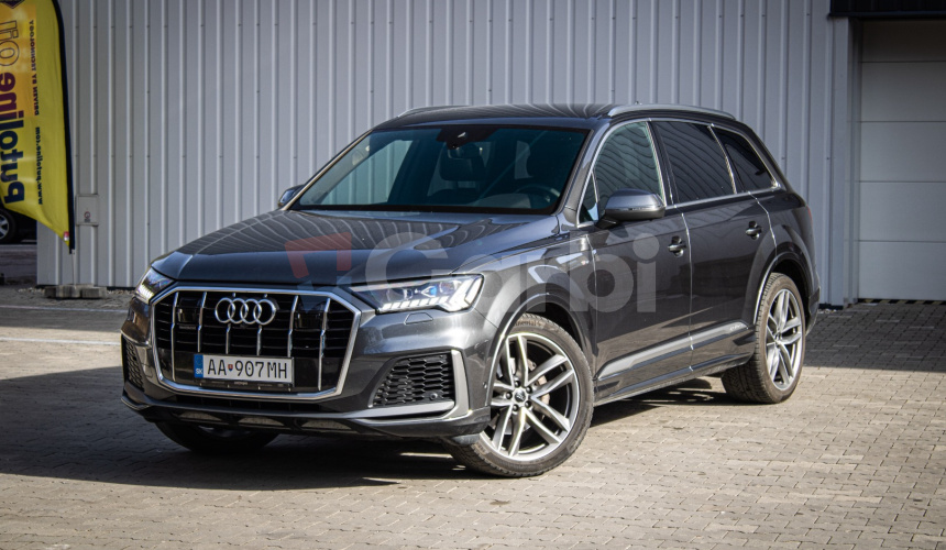 Audi Q7 50 TDI MHEV Quattro Sline, 1. majiteľ, SK, natáčanie nápravy, softclose,laser