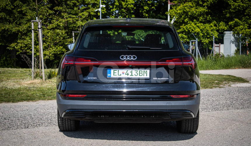 Audi E-tron 55 300kW, v záruke, Vzduchový podvozok, dojazd až 500km
