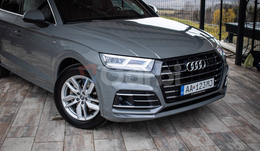 Audi Q5 50 TFSIe Sline Quattro PHEV, Vzduch, B&O sound, Záruka, nelakované, el. ťažné